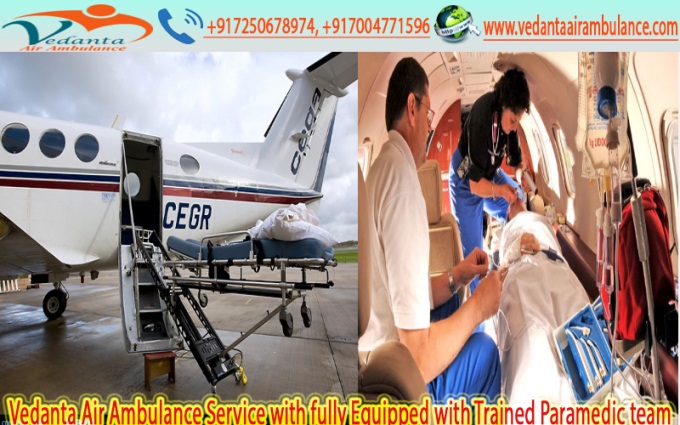 Vedanta Air Ambulance Service in Patna